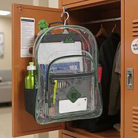 Trailmaker Clear Waterproof Stadium-Approved Backpack with Water Bottle Holder