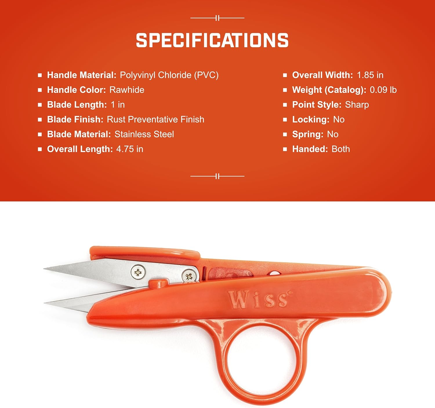 Crescent/Wiss Quick-Clip Cutter Sharp Point Nippers - 4.75" (1570BN)