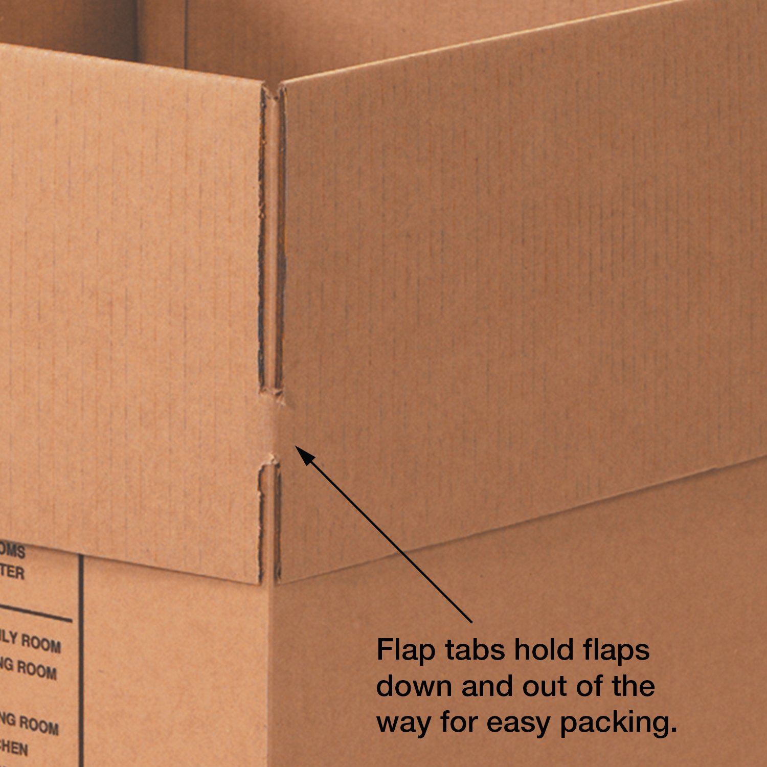 Aviditi 121212DPB Deluxe Packing Corrugated Cardboard Box 12" L x 12" W x 12" H, Kraft, For Shipping