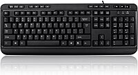 Adesso AKB-132HB Multimedia Desktop Keyboard With 3-Port USB Hub
