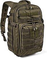 5.11 Tactical RUSH 12 2.0 Military Survival MOLLE Backpack with Laptop Compartment, 24L, Style 56561ABR/56562ABR