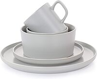 Elama Luxmatte 20-Piece Stoneware Dinnerware Set