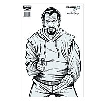 Birchwood Casey Eze-Scorer Bad Guy Paper Targets