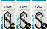 NITE IZE S-Biner Stainless Steel Dual-Gated Carabiner