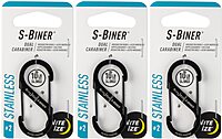 NITE IZE S-Biner Stainless Steel Dual-Gated Carabiner