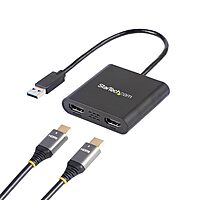 StarTech.com USB to Dual HDMI Adapter for Windows