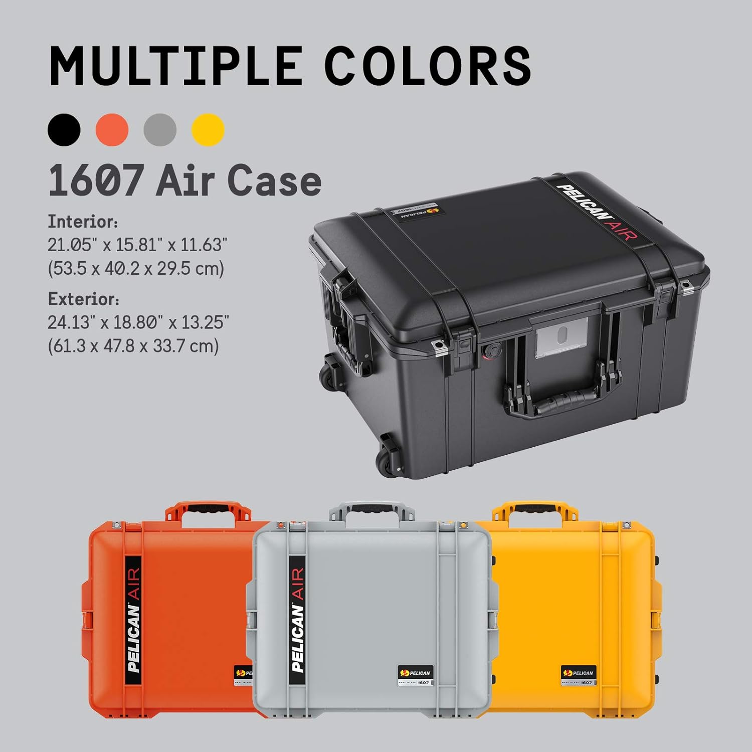 Pelican Air 1607 Case with Foam Inserts