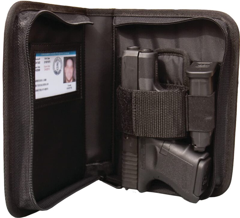 Uncle Mike's Small Notebook/Day Planner Conceal Carry Case Holster, Black