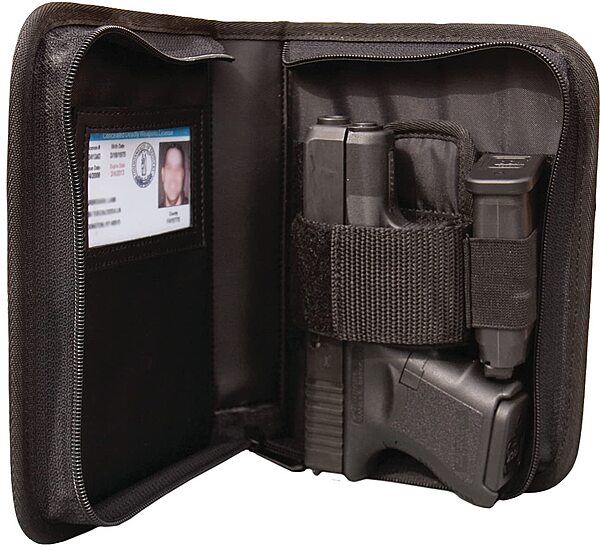 Uncle Mike's Small Notebook/Day Planner Conceal Carry Case Holster, Black