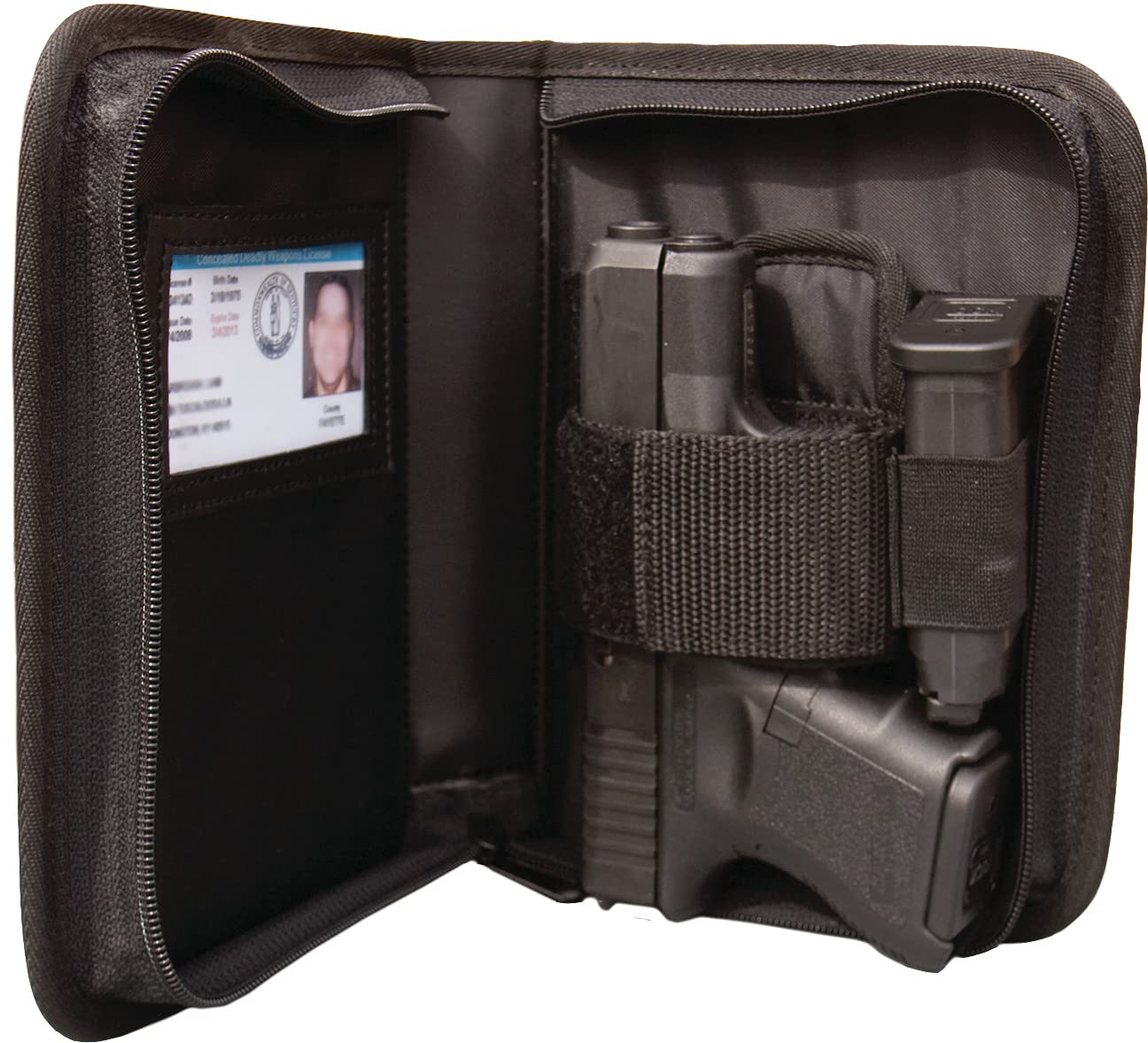 Uncle Mike's Small Notebook/Day Planner Conceal Carry Case Holster, Black