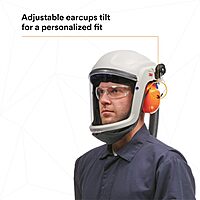 3M PELTOR Earmuff Assembly M-985/37333(AAD), for Versaflo M-100 and M-300 Products, Pair, 1 EA/Case