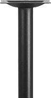 Flash Furniture Beverly 23.75" x 30" Restaurant Table X-Base with 3" Diameter Table Height Column, Commercial X-Base Cast Iron Table Base, Black Classic