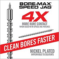 REAL AVID Bore-Max Speed Jag and 25 Patches Gun Cleaning Set