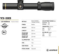 Leupold VX-3HD Riflescope with CDS-ZL ZeroLock Dial