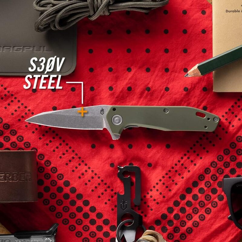 Gerber Gear Fastball Folding Knife with Lock Release for EDC