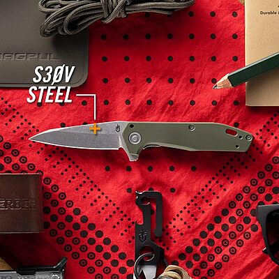 Gerber Gear Fastball Folding Knife with Lock Release for EDC