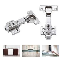 Clip On 3D Soft Close Cabinet Hinge- Full Overlay 4 Hole