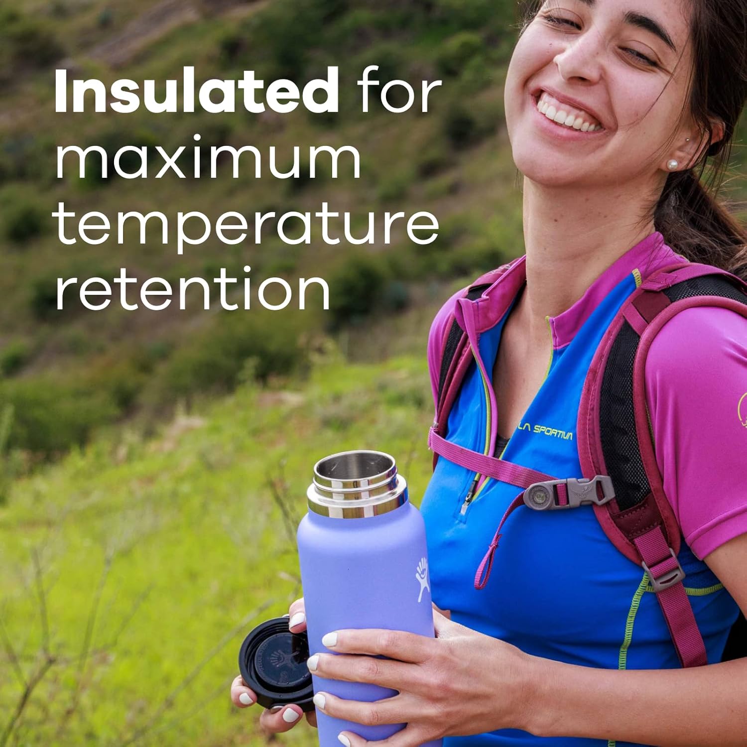 Hydro Flask Wide Mouth Insulated Water Bottle with Flex Cap