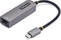 StarTech.com 2.5GbE USB-C to Ethernet Adapter, 100W PD Pass-Through, NBASE-T NIC, USB 3.0 Type-C 2.5G Multi Speed Network