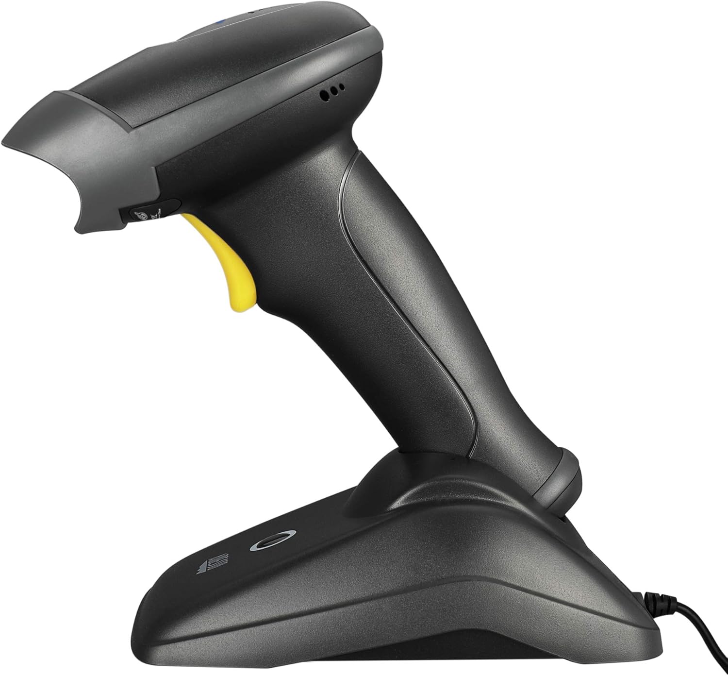 Adesso NuScan 2500 2D Barcode Scanner Wireless Bluetooth & 2.4GHz Handheld Bar Code Reader with Charging Cradle for POS