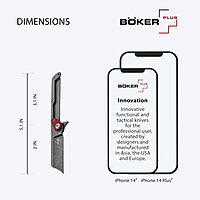 BÖKER PLUS Fragment Mini EDC Keychain Folding Knife