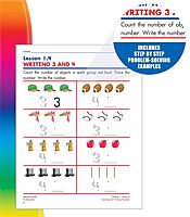 Spectrum Kindergarten Math Workbooks, Ages 5 to 6, Counting Numbers, Addition and Subtraction, Geometry and Place Value
