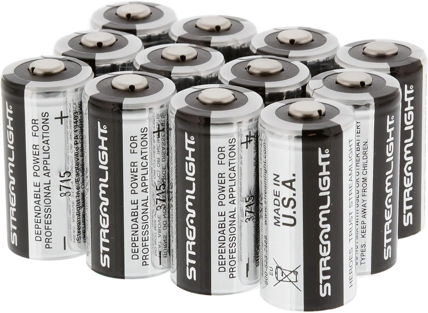 Streamlight 85179 Lithium Batteries (400) Pack