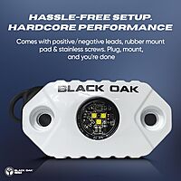 BLACK OAK LED Marine Accent Rock Light - Dimmable LED Boat Light