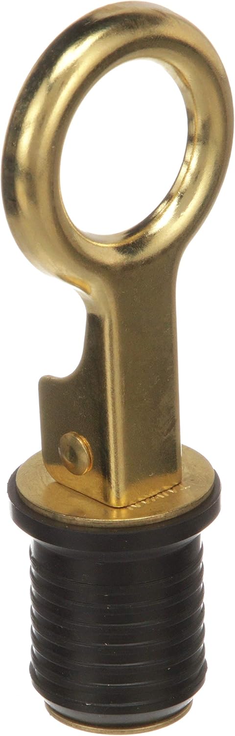 Attwood 7524A7 Snap-Handle Drain Plug, 1" Diameter