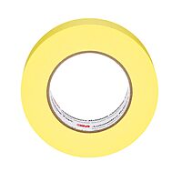 3M Automotive Refinish Masking Tape 388N, 06654, 36 mm x 55 m, Yellow, Crepe Backing, Moisture Resistant