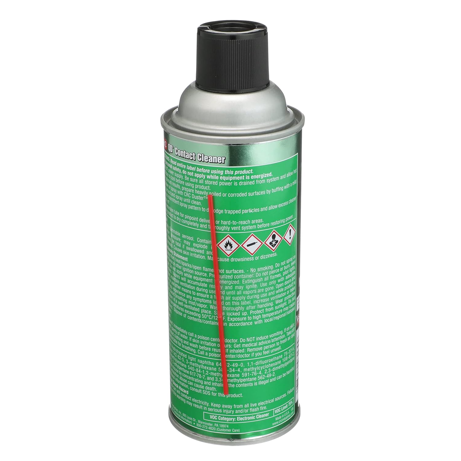 CRC QD Contact Cleaner 03130 – 11 WT OZ, Plastic Safe Electronics Aerosol Cleaner