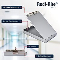 Saunders Redi-Rite Recycled Aluminum Storage Clipboard