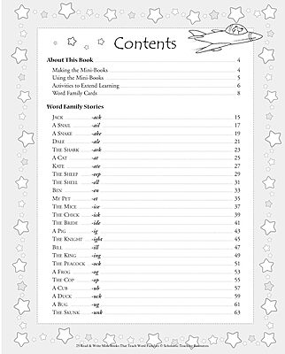 25 Read and Write Mini-Books That Teach Word Families