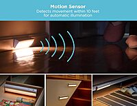 BLACK+DECKER PureOptics Battery Operated Under Cabinet LED Light Bar