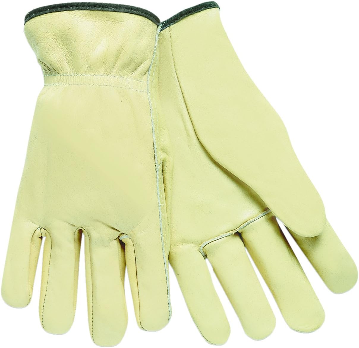 MCR SAFETY 3201 Select Grade Unlined Grain Leather Driver Gloves with Straight Thumb