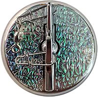 Luhr-Jensen 2-1/4" Dipsy Diver - Silver/Silver Bottom Crush