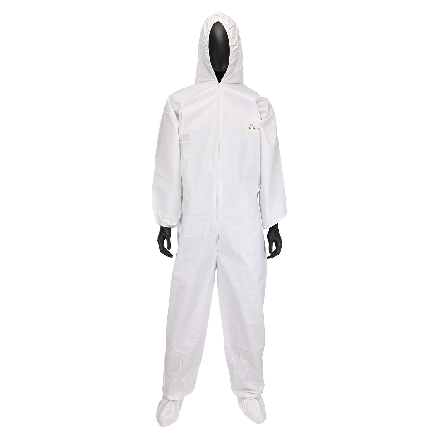 West Chester 3609 Polypropylene PosiWear BA: Breathable Advantage Microporous Coverall – [Pack of 25] Medium
