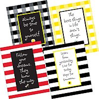 BARKER CREEK Art Print and Poster Set, Inspirational Classroom Decor