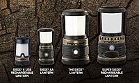 Streamlight 44941 Siege 200-Lumen Ultra-Compact AA Alkaline Outdoor Hand Lantern/Flashlight, Coyote