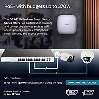 D-Link DGS-1210 Series Gigabit Smart Managed PoE+ Switches