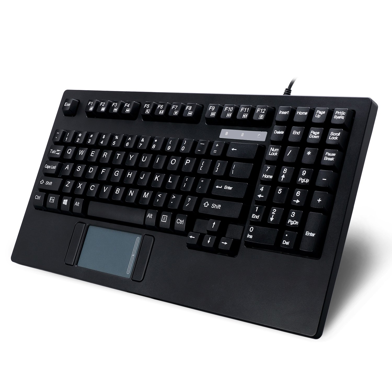 AKB-425UB - Easytouch Rackmount USB Touchpad Keyboard, Black