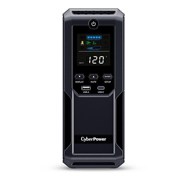CyberPower Intelligent LCD Line-Interactive Mini-Tower UPS