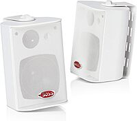 BOSS Audio Systems MR4.3 4-Inch 3-Way Marine Enclosed Speakers (Pair)