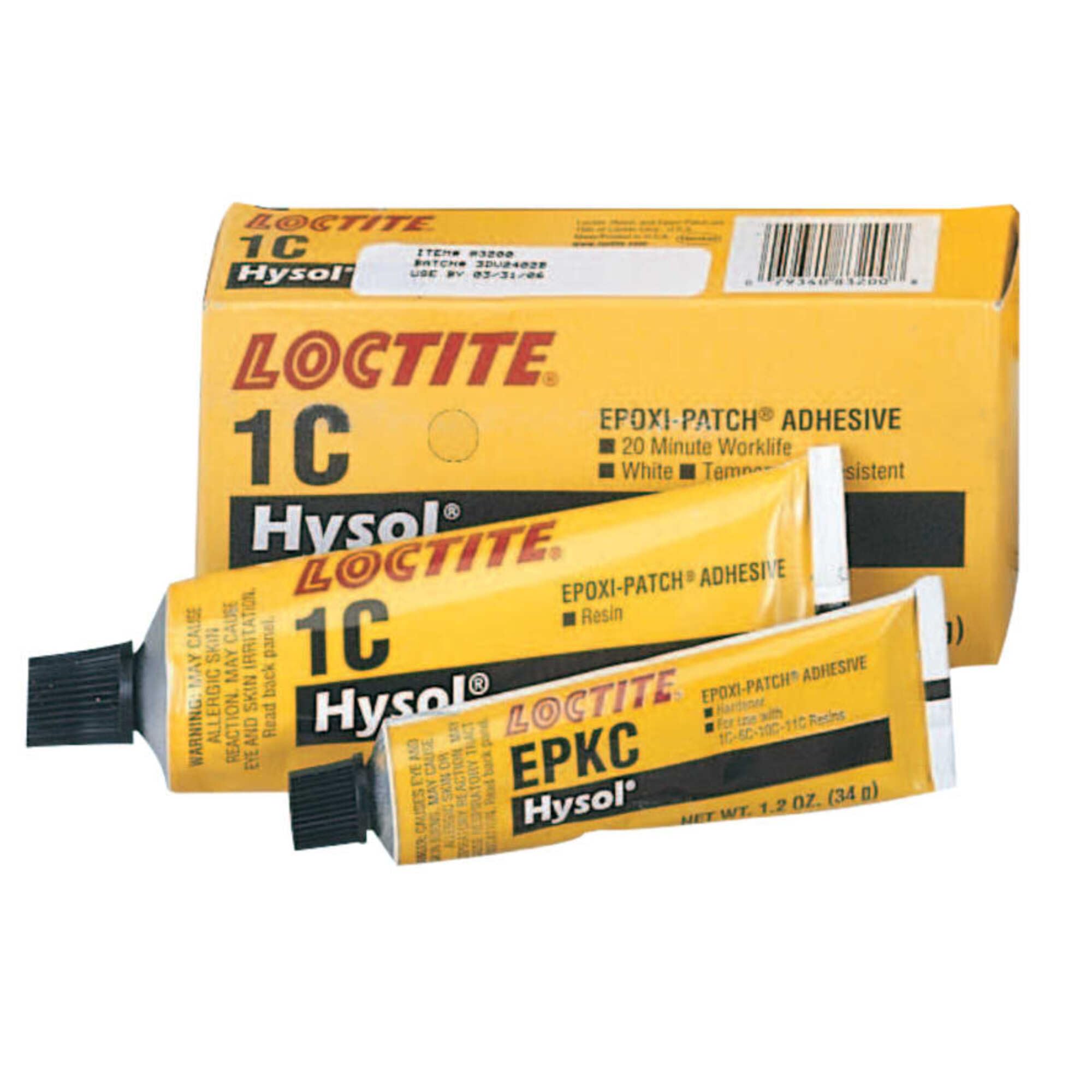 Loctite Hysol 1C Off-White Two-Part Epoxy Adhesive - Off-White - 4 oz Kit - Shore Hardness 65 Shore D