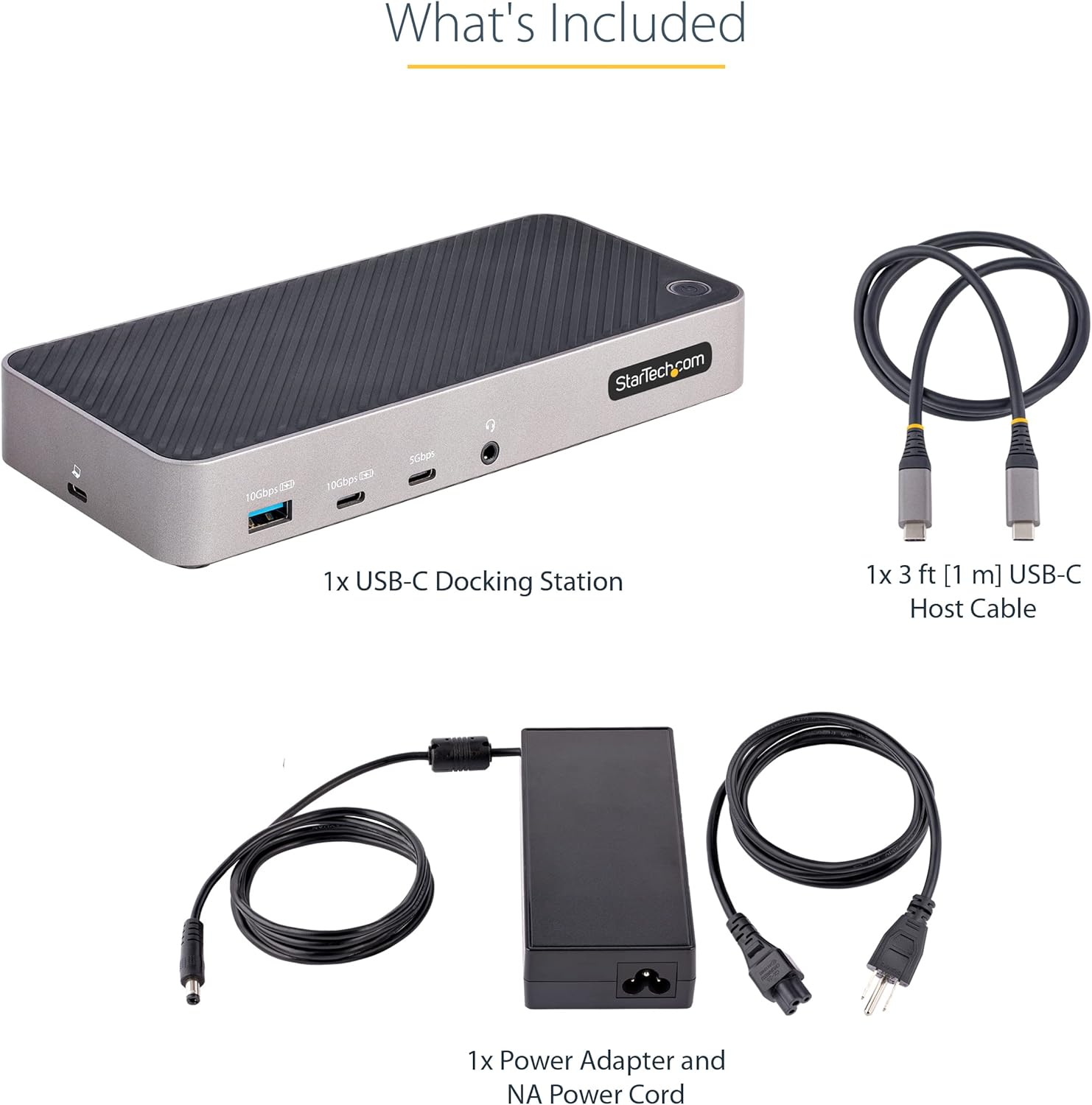 StarTech.com Universal USB-C and Thunderbolt Docking Station