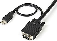 StarTech.com 2-Port USB Cable KVM Switch with Remote Switch