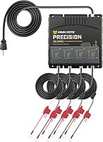 Minn Kota Precision MK-440PCL On-Board Battery Charger with 4 Charging Banks, 10 Amps per Bank