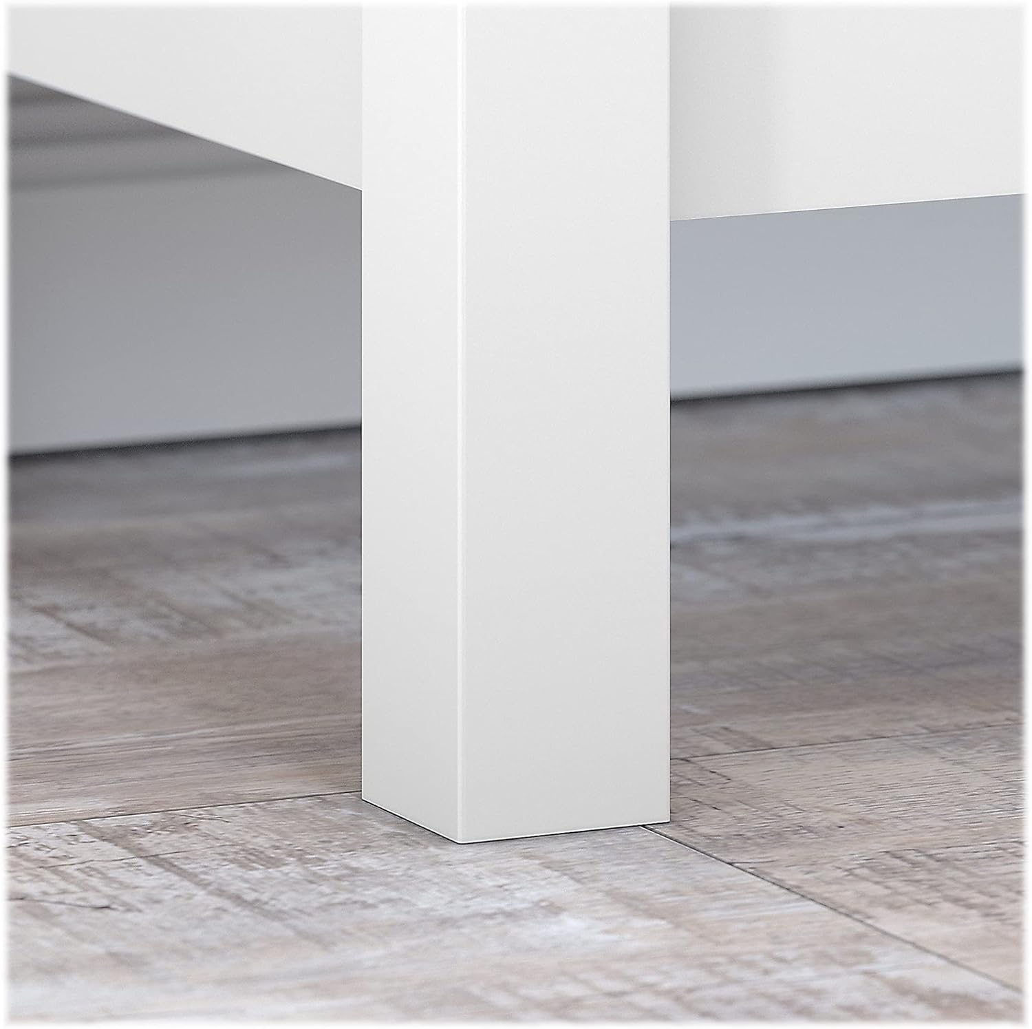 Bush Furniture Mayfield 6 Cube Bookcase in Pure White and Shiplap Gray | Storage for Home Office Workspace Shiplap Gray/Pure