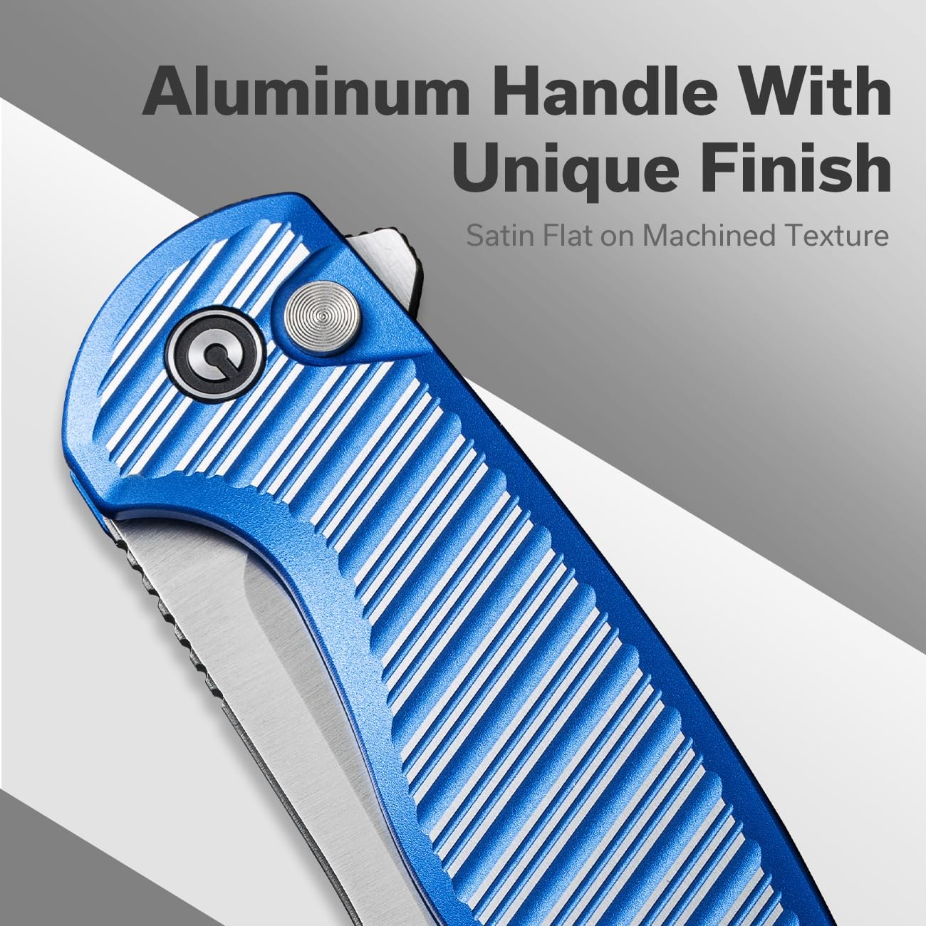 CIVIVI Stormhowl Pocket Knife, Folding Knife with 3.3" Nitro-V Blade and Aluminum Handle