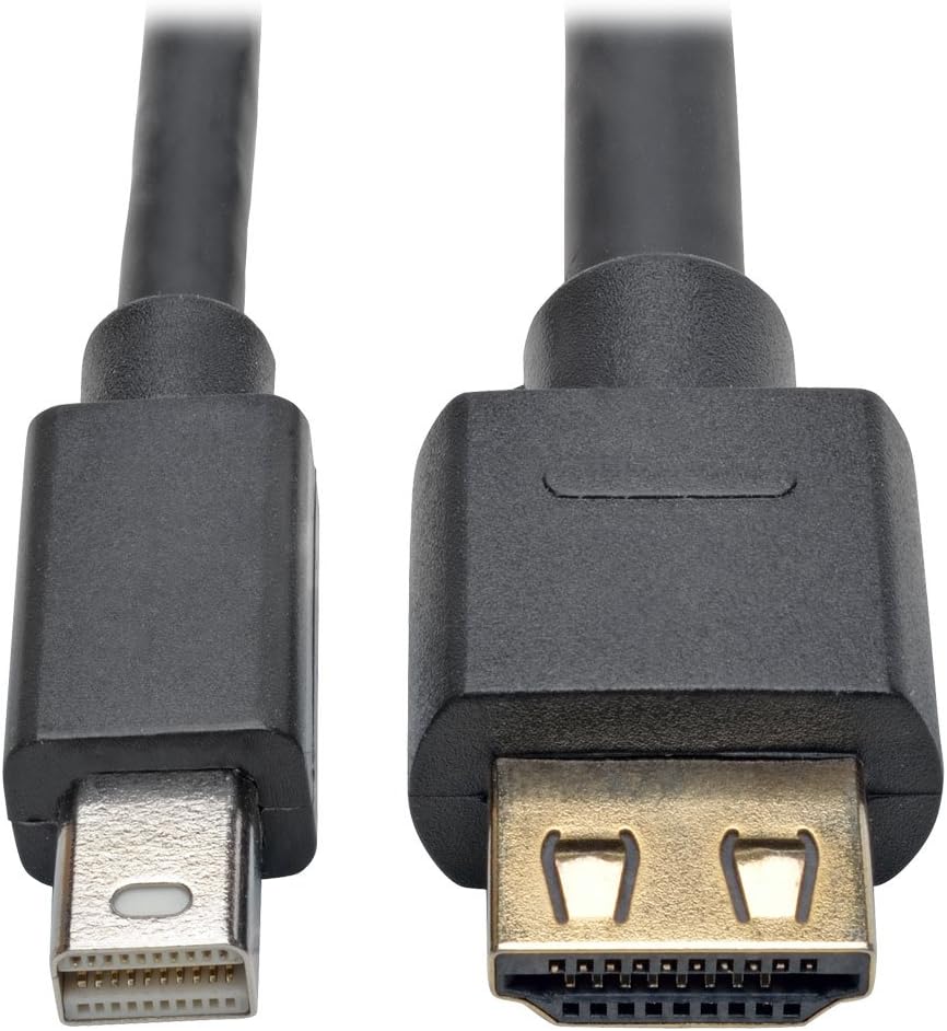 TRIPP LITE Mini DisplayPort 1.2a to HDMI 2.0 Active Adapter Cable with Gripping HDMI Plug